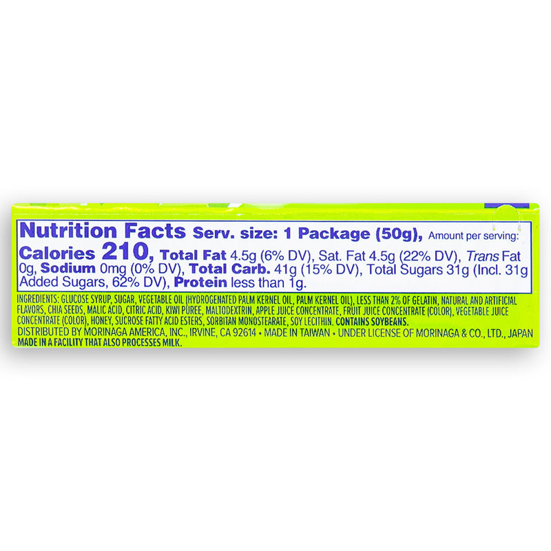 Hi-Chew Kiwi 50g Back Ingredients