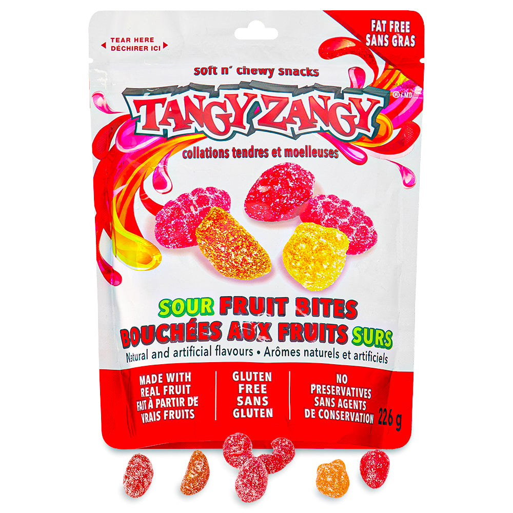 Tangy Zangy Sour Fruit Bites Candy Funhouse Candy Funhouse CA