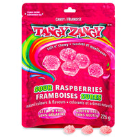 Tangy Zangy Sour Raspberries Candy 226g