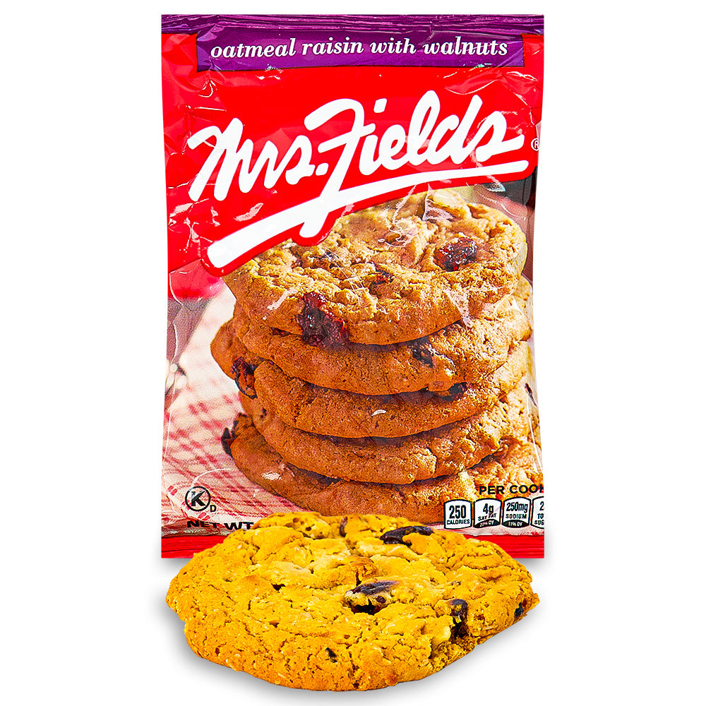 Mrs. Fields Oatmeal Raisin with Walnuts Cookies Candy Funhouse CA