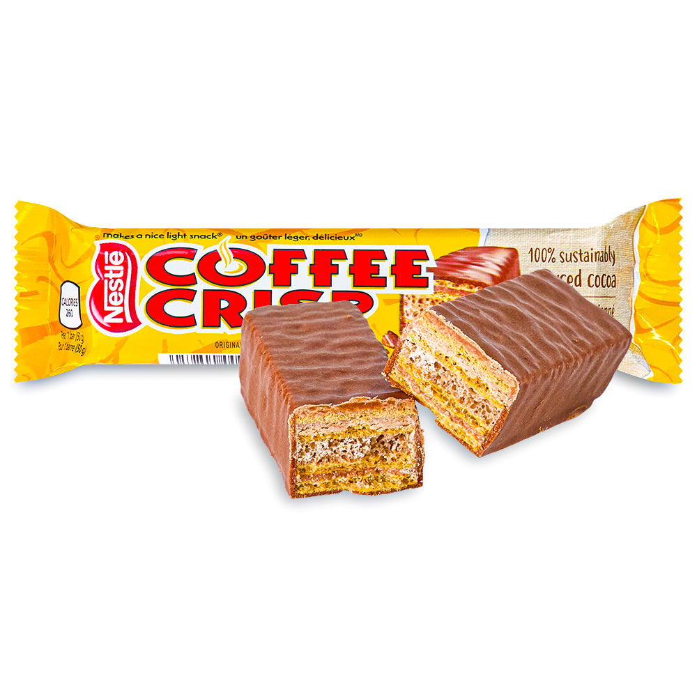 Coffee Crisp 50g - Nestle Canada - Canadian Chocolate Bars