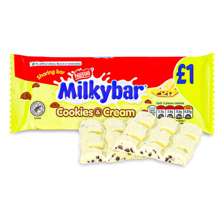 Milkybar Cookies & Cream Block 90g