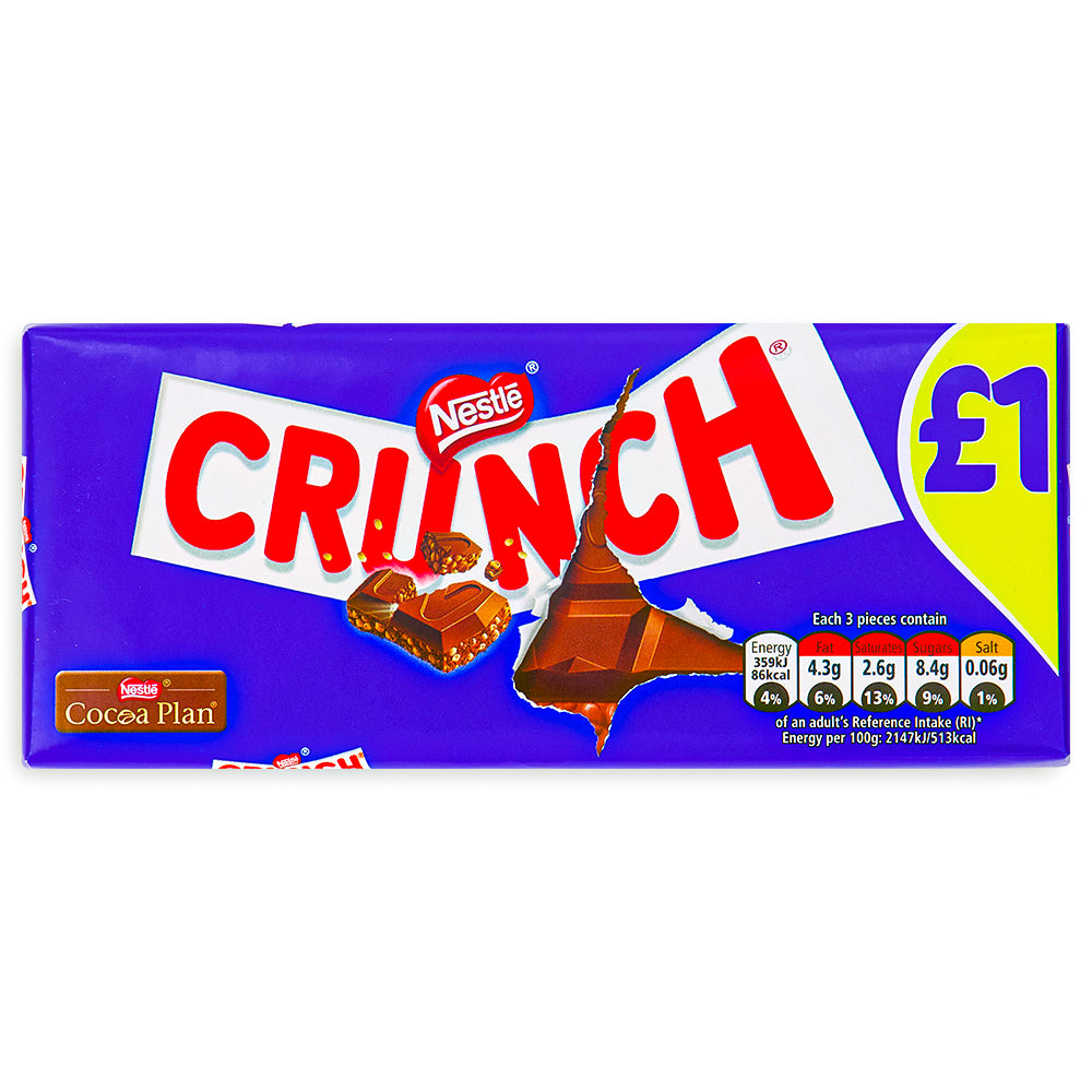 Nestle Crunch UK 100g Front