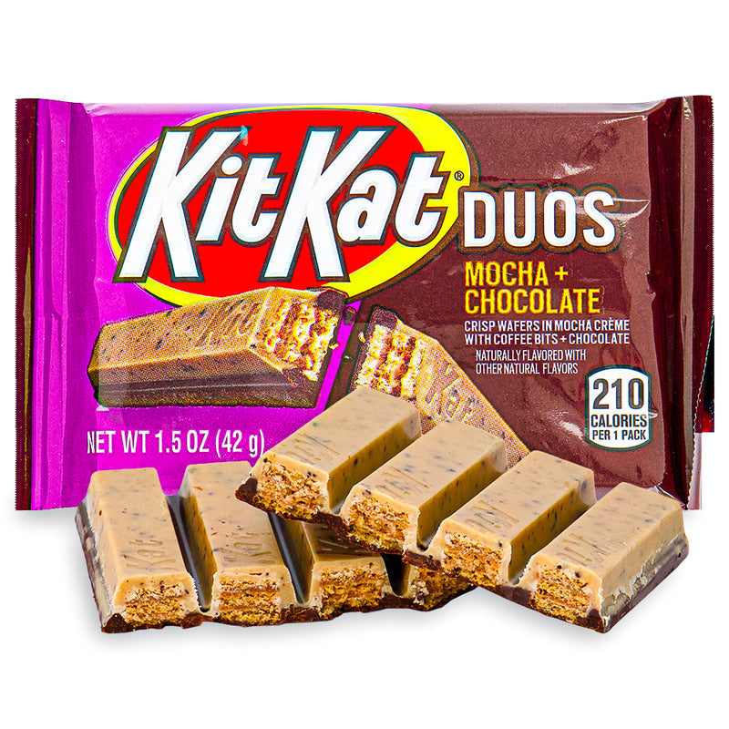 Kit Kat Duos Mocha Chocolate Bar 42g Candy Funhouse