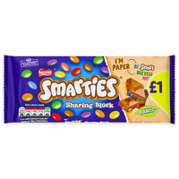 Nestle Smarties Sharing Block 100g Front