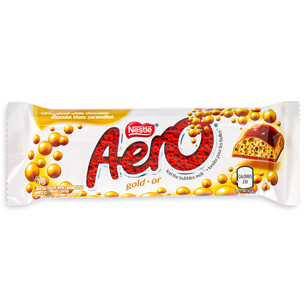 Aero Gold Chocolate Bar 42 g Front