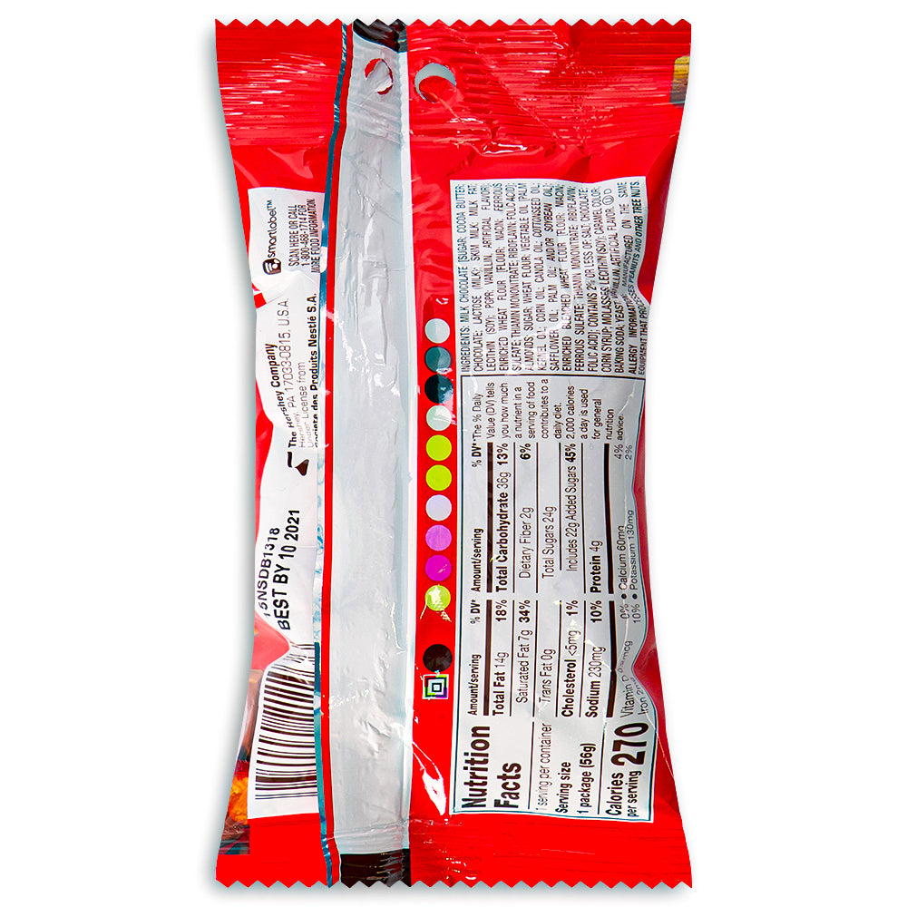 Kit Kat Snack Mix  2oz Back Ingredients