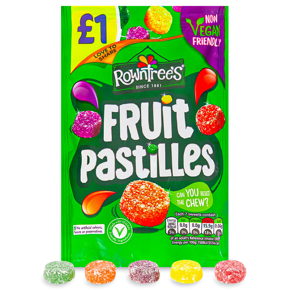 Rowntrees Fruit Pastilles UK 114g