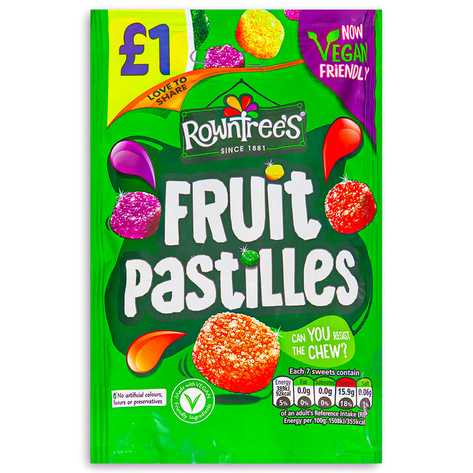 Rowntrees Fruit Pastilles UK 114g Front