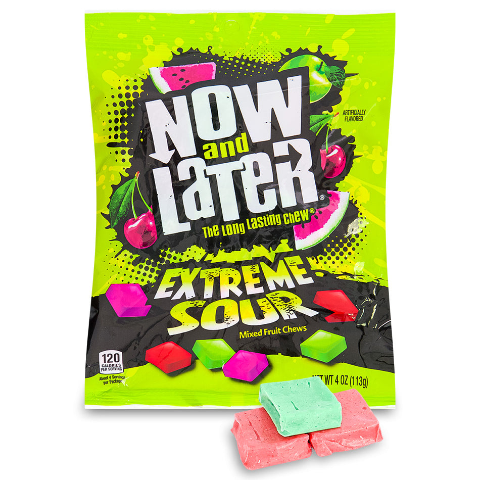 Now and Later Extreme Sour 4oz