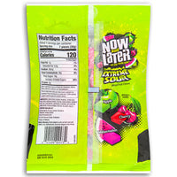 Now and Later Extreme Sour 4oz Back Ingredients
