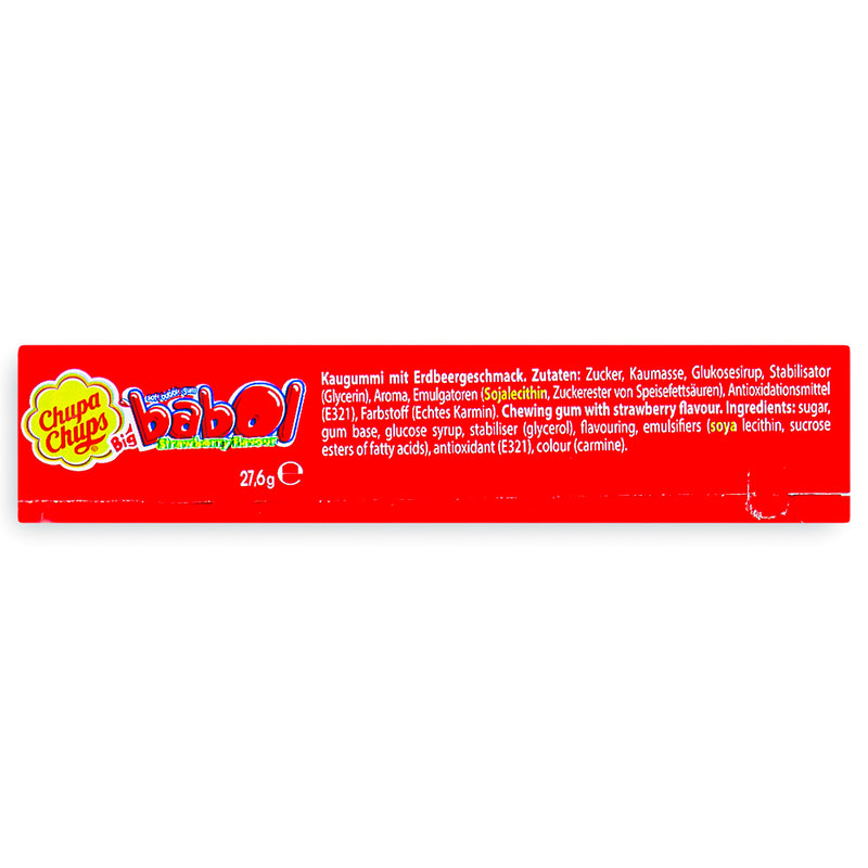 Chupa Chups Big Babol Bubble Gum Strawberry Back
