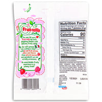 Fruit-tella Strawberry Raspberry Soft Gummies 3.2oz Back