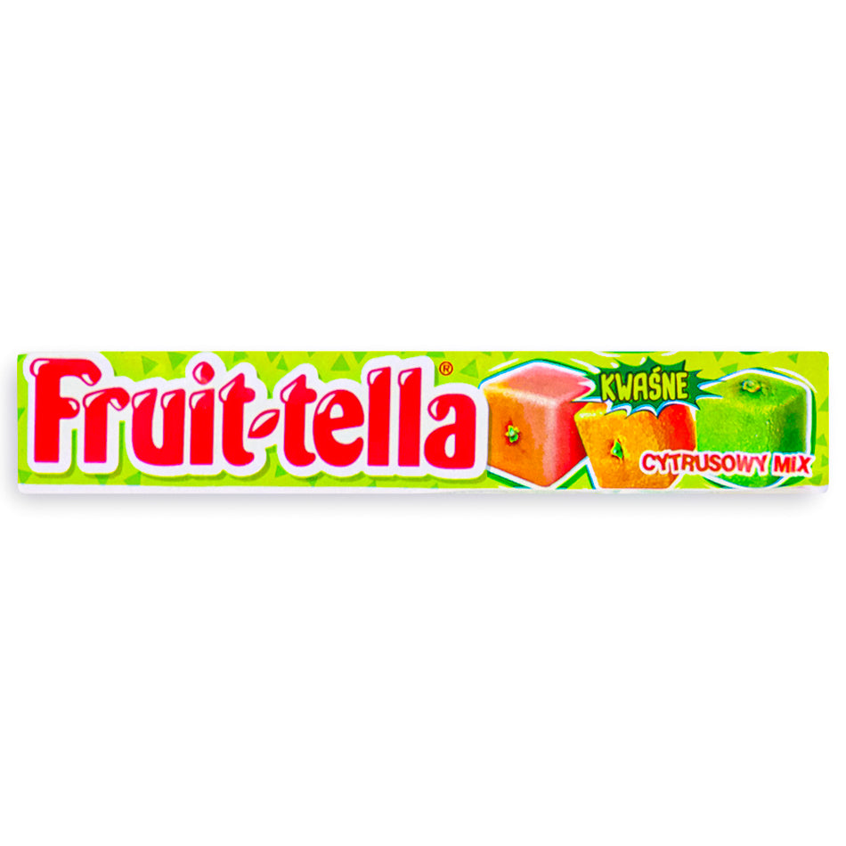 Fruit-Tella Citrus Mix 41g Front - Fruit-Tella Citrus Mix - Fruit-Tella candy - Citrus candy mix