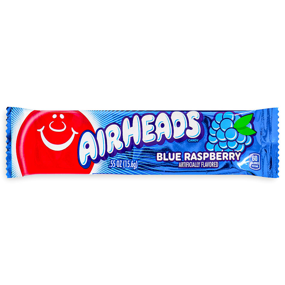 AirHeads Candy Taffy Bars Blue Raspberry - 15.6g Front