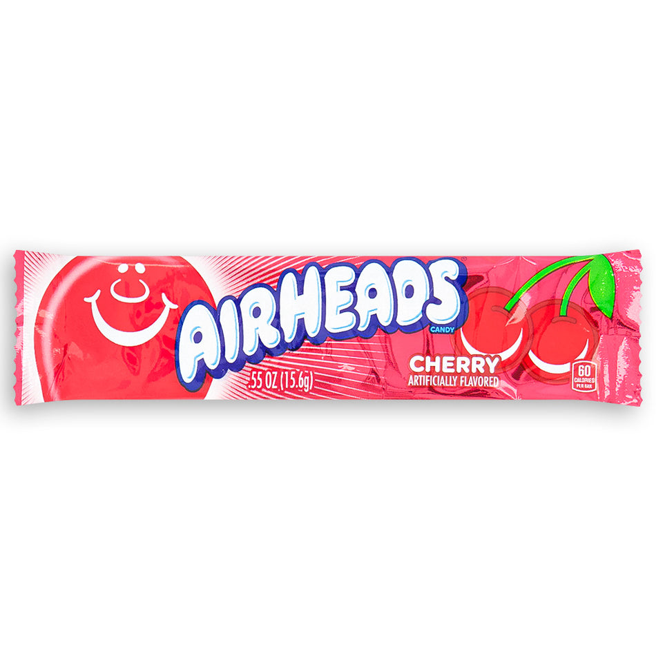 Airheads Candy - Cherry Taffy Bars 15.6g - 15.6g Front