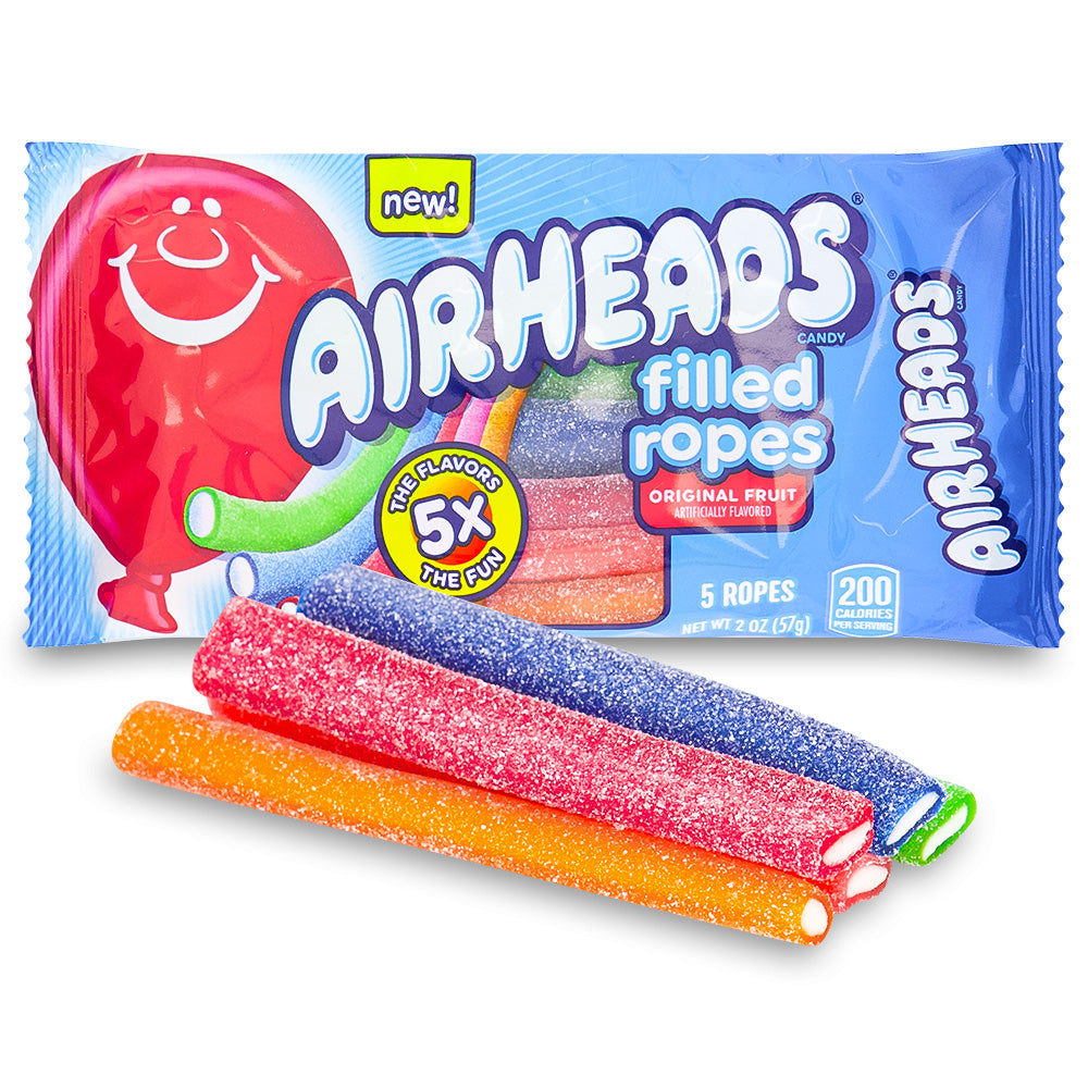 Airheads Candy Original Fruit Filled Ropes! 57 g | CFH – Candy Funhouse CA