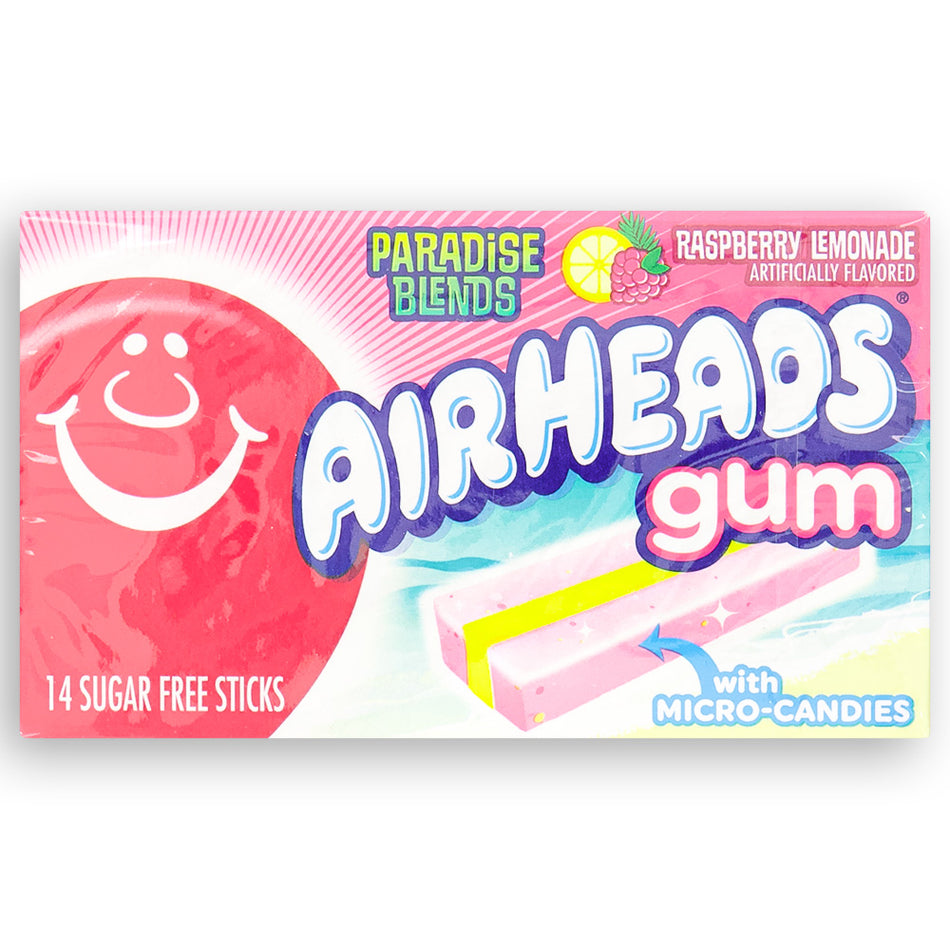 Airheads Gum Paradise Blend Raspberry Lemonade Front