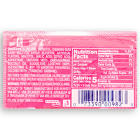 Airheads Gum Paradise Blend Raspberry Lemonade Back Ingredients