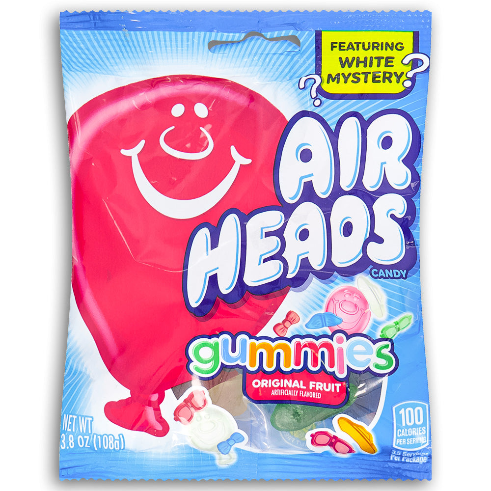 Airheads Gummies Original Fruit Gummy Candy 3.8 oz Front