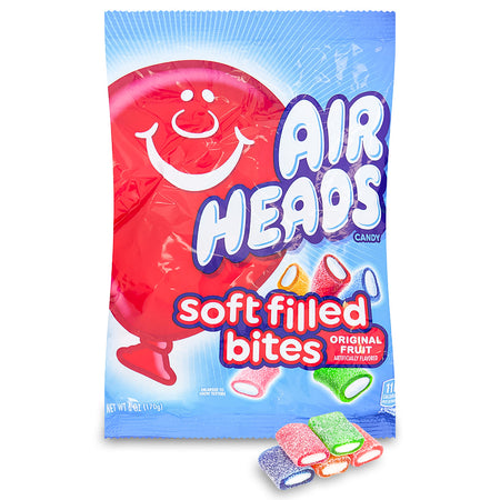 Airheads Candy Original Fruit Soft Filled Bites