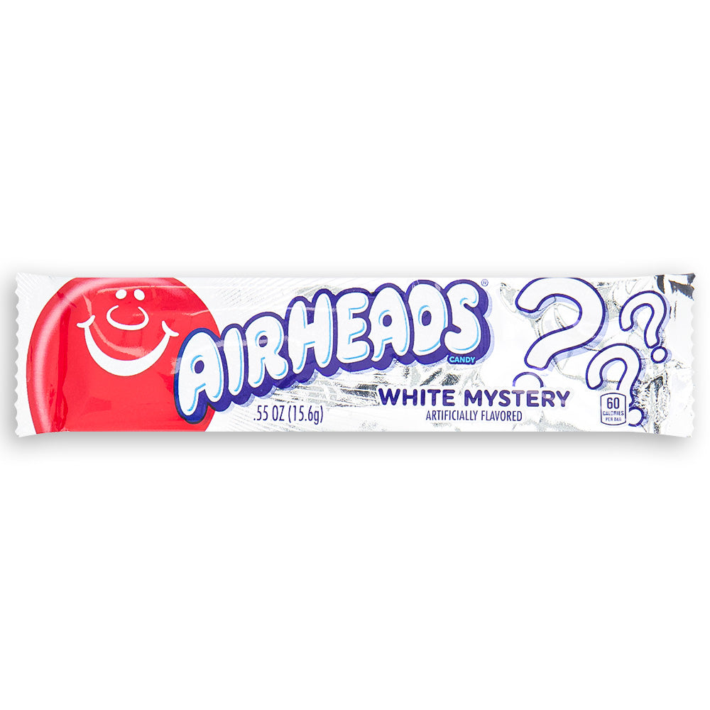 AirHeads Candy Taffy Bars White Mystery - 15.6g Front