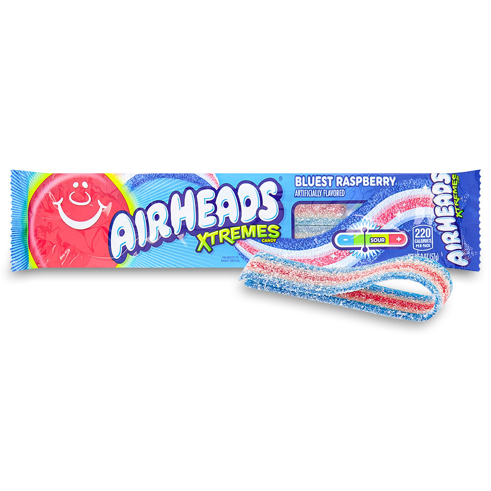 AirHeads Xtremes Bluest Raspberry Candy 2oz