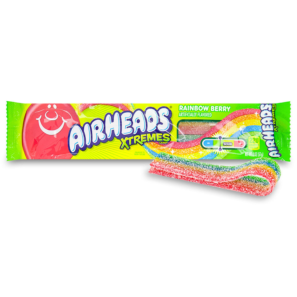 AirHeads Xtremes Belts Rainbow Berry 2oz
