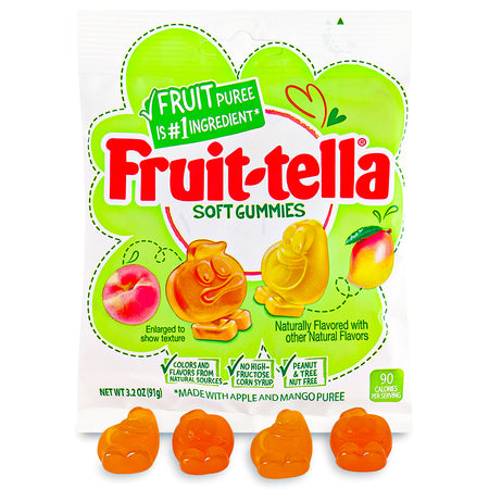 Fruit-tella Mango Peach Soft Gummies 3.2oz