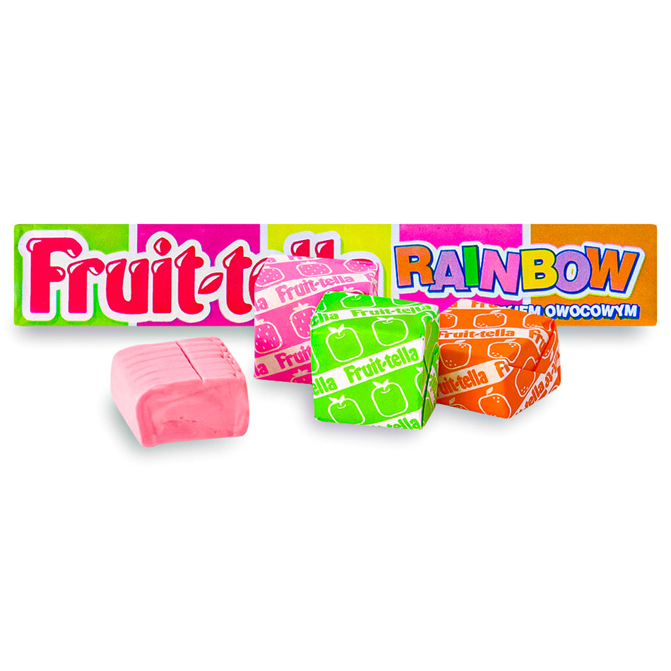 Fruit-Tella Rainbow Mix 41g - Fruit-Tella Candy - Fruit Tella - Fruit-Tella - Polish Candy - Chewy Candy