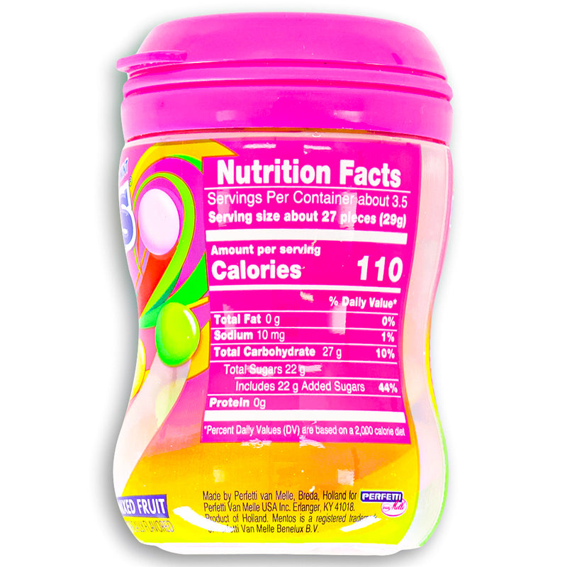 Mentos Chewy & Fresh Mint - Mixed Fruit Back