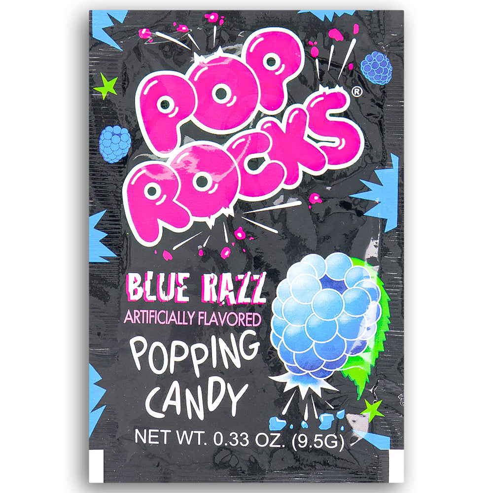Pop Rocks Blue Razz Popping Candy Front