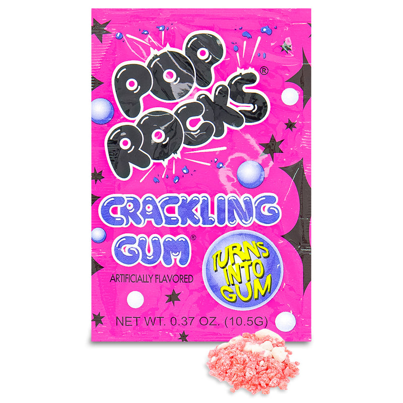 Pop Rocks Bubble Gum Popping Candy