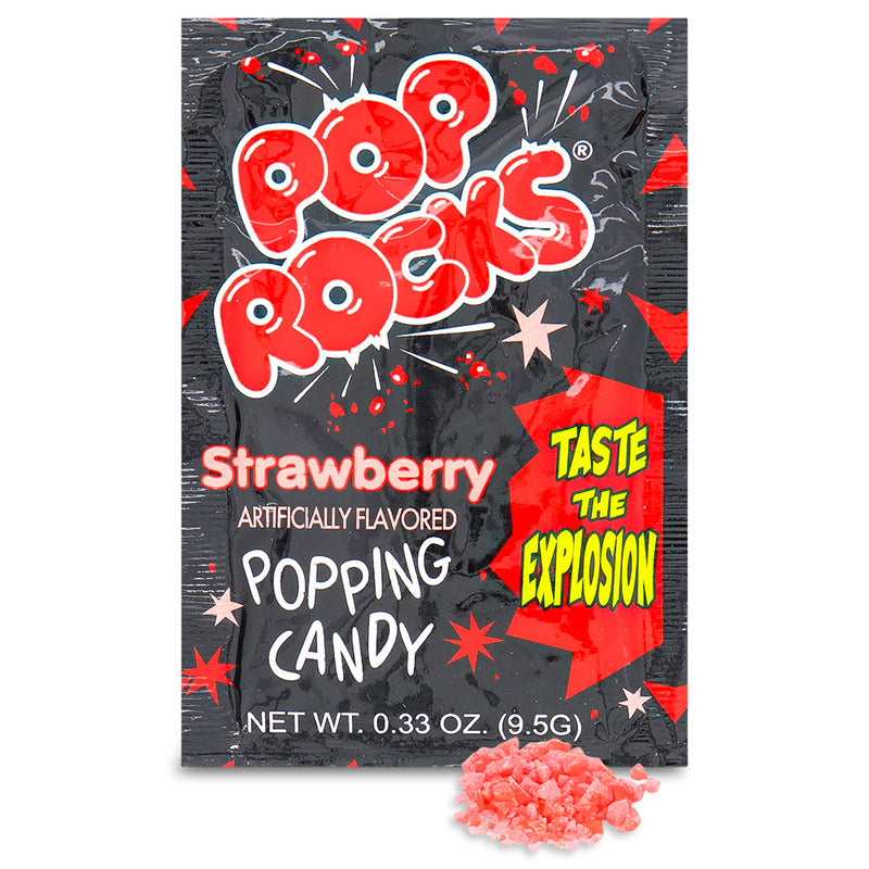 Pop Rocks Strawberry Popping Candy
