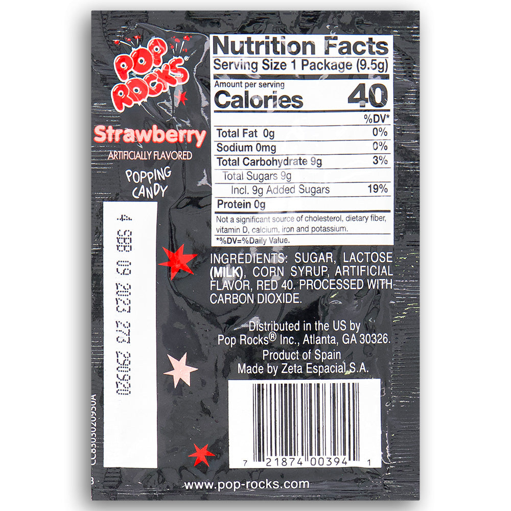 Pop Rocks Strawberry Popping Candy | Candy Funhouse – Candy Funhouse CA