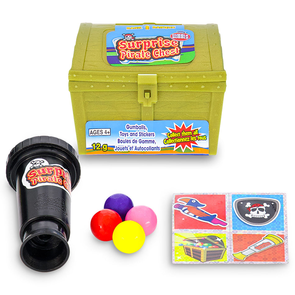 Dubble Bubble Surprise Pirate Chest 12g