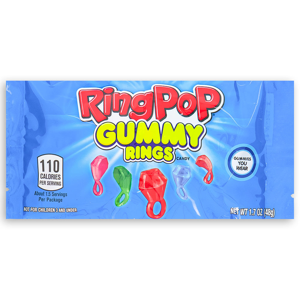 Ring Pop Gummy Rings 1.7oz Front
