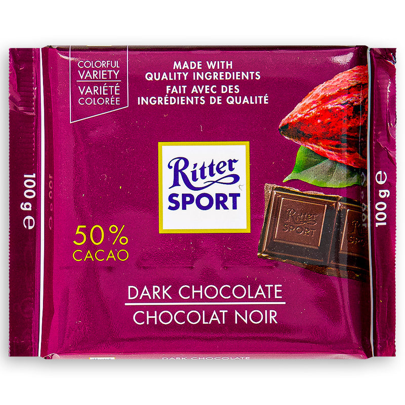 Ritter Sport Dark Chocolate Ritter Sport 100g Front