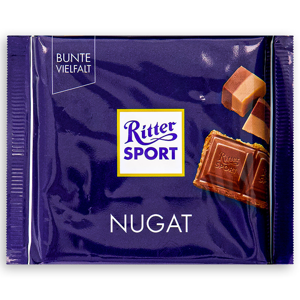 Ritter Sport Milk Chocolate with Praline Nugat 110g  Front