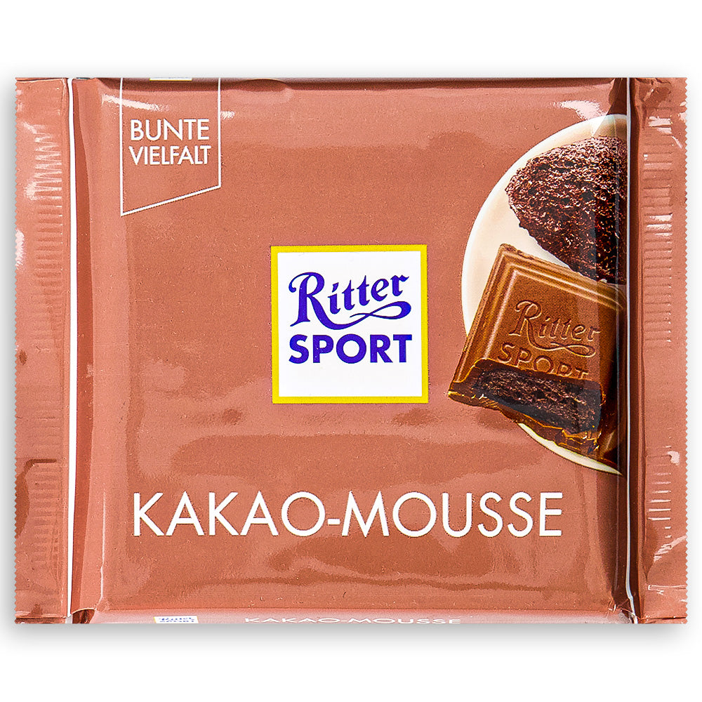 Ritter Sport Milk Chocolate with Cocoa Mousse Filling 100g