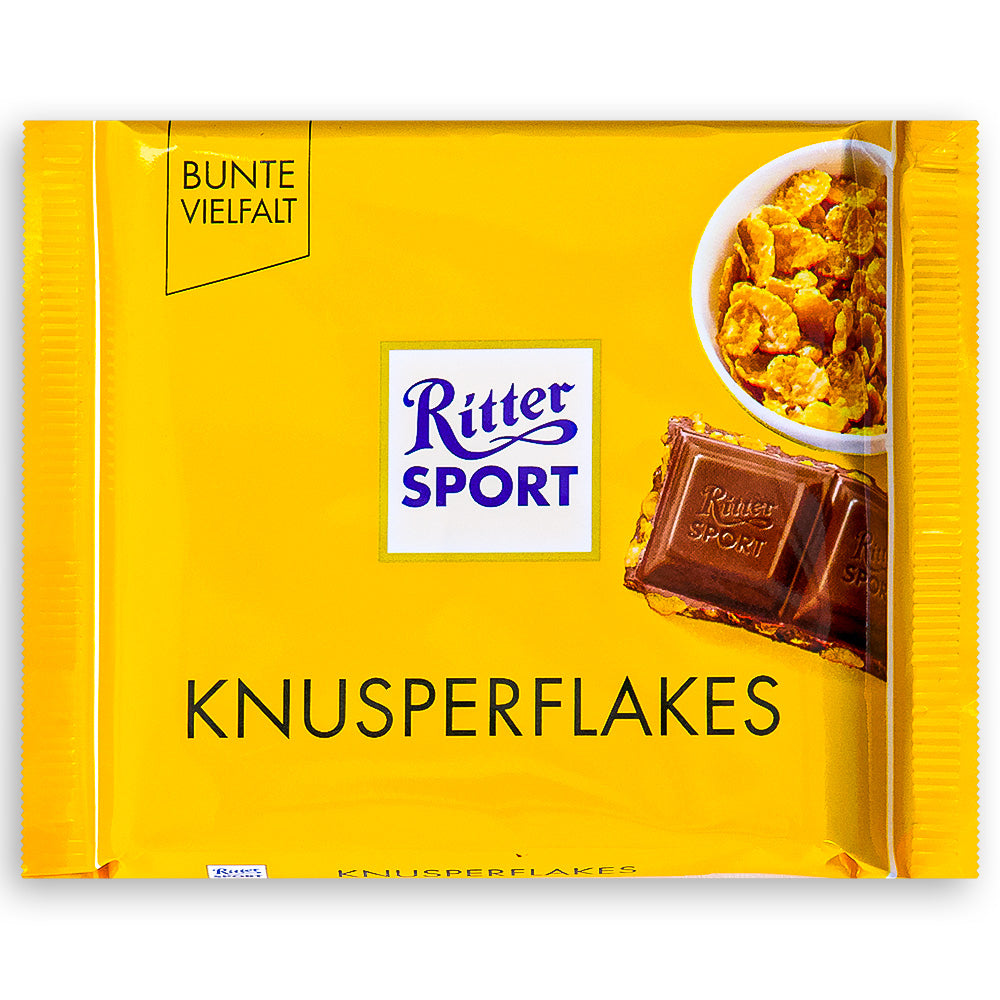 Ritter Sport Milk Chocolate with Cornflakes 110g Front