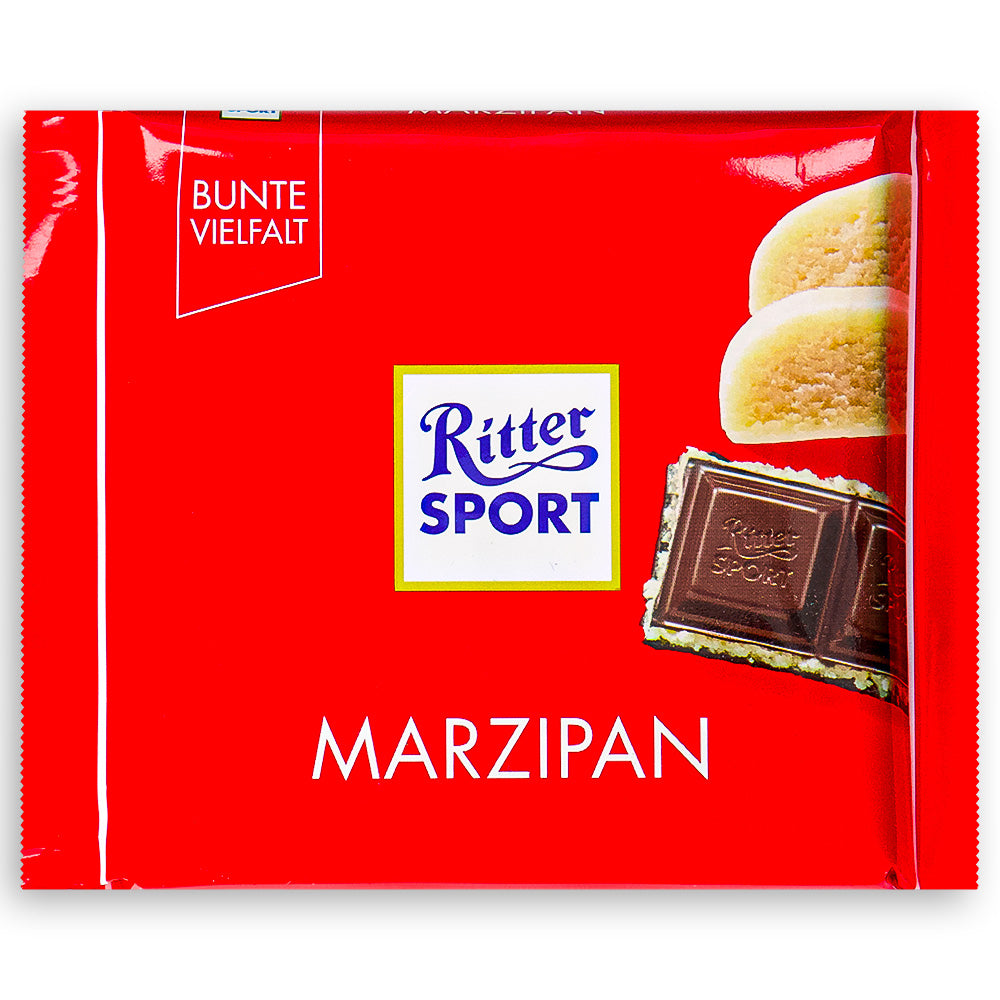 Ritter Sport Dark Chocolate with Marzipan 110g  Front