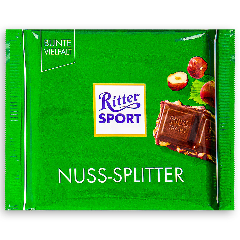Ritter Sport Milk Chocolate with Hazelnuts 100g Front