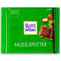 Ritter Sport Milk Chocolate with Hazelnuts 100g Front