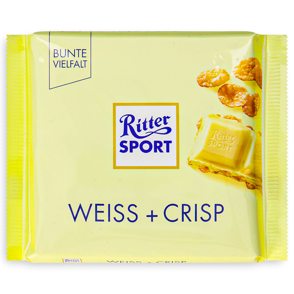 Ritter Sport Weiss + Crisp 100 g front