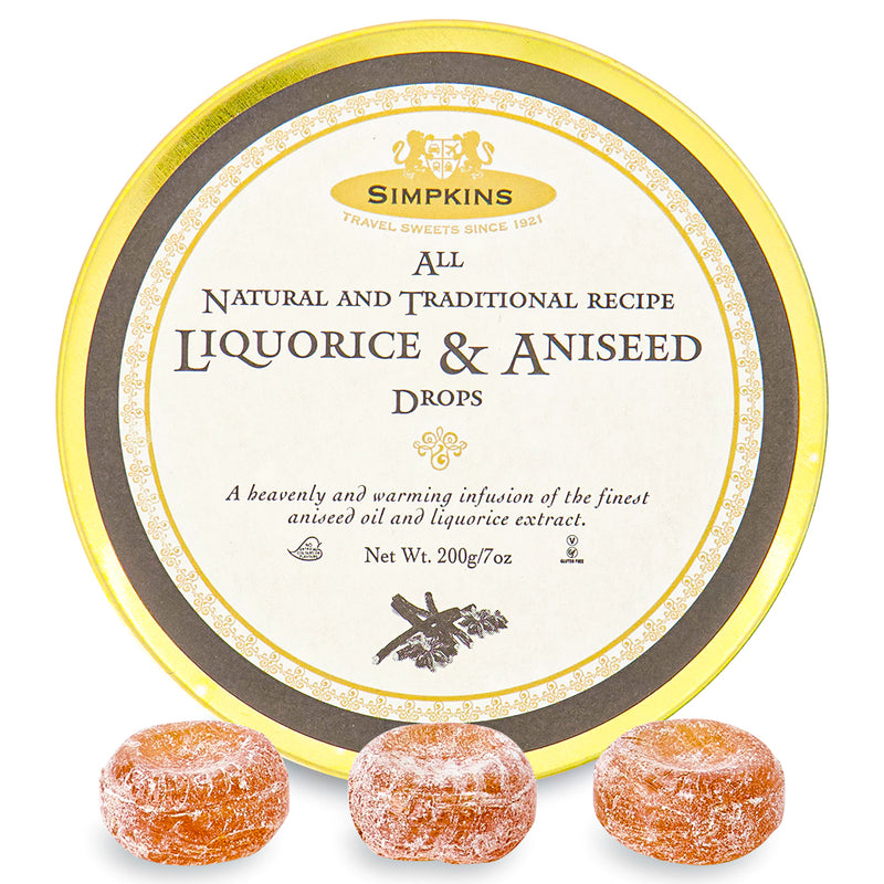 Simpkin’s Liquorice & Aniseed Drops 200 g