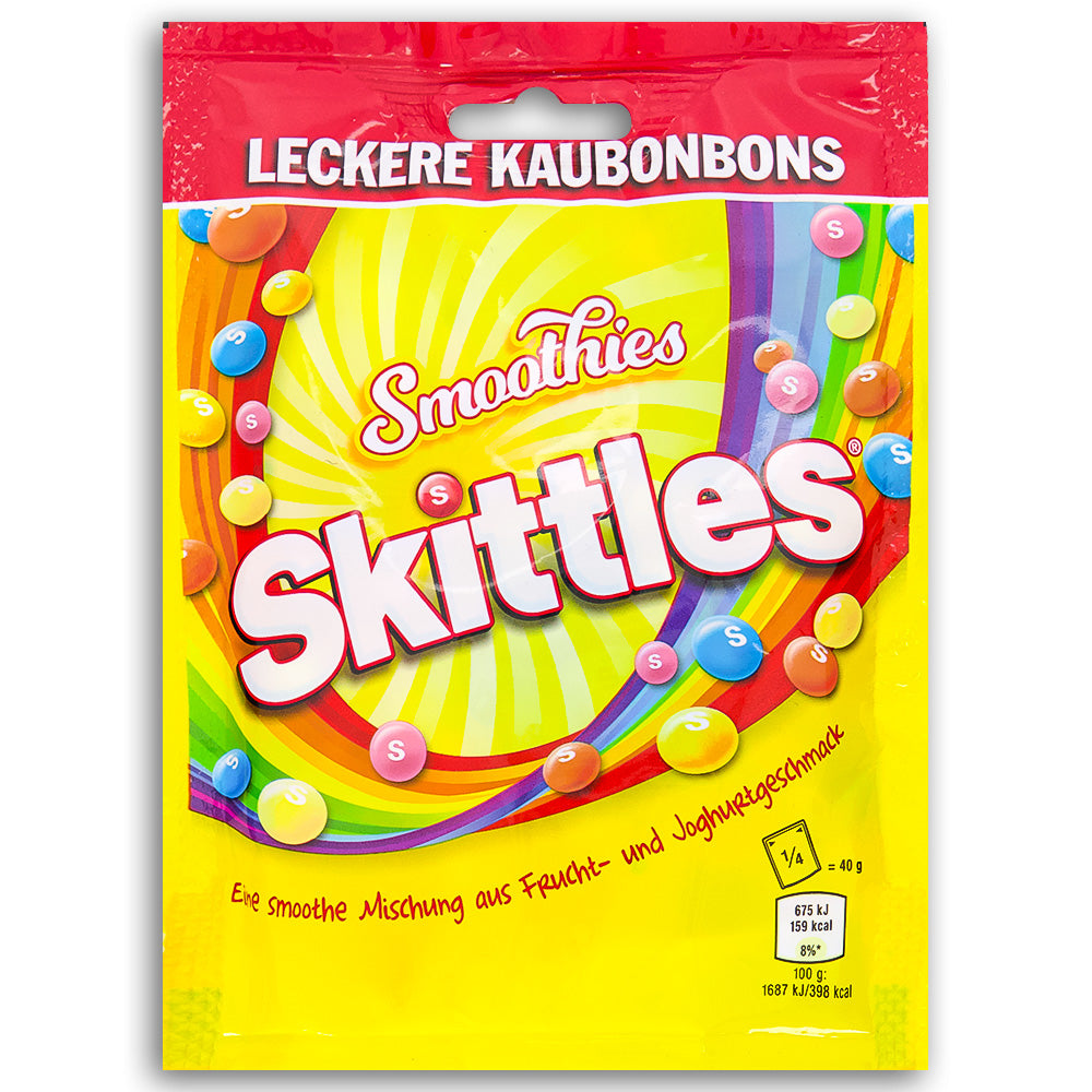 Skittles Smoothies German 160g Front
