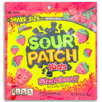 Sour Patch Kids Strawberry Candies 12 oz Front
