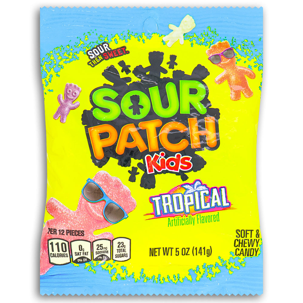 Sour Patch Kids Tropical  Candy 5oz Front