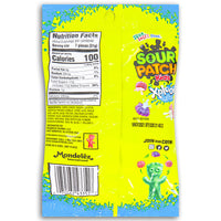Sour Patch Kids Xploderz Candy 184g Back Ingredients
